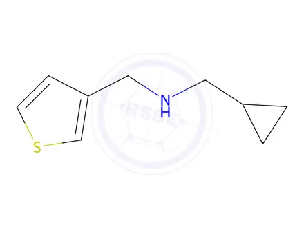 Chemical structure of 1-Cyclopropyl-N-(thiophen-3-ylmethyl)methanamine