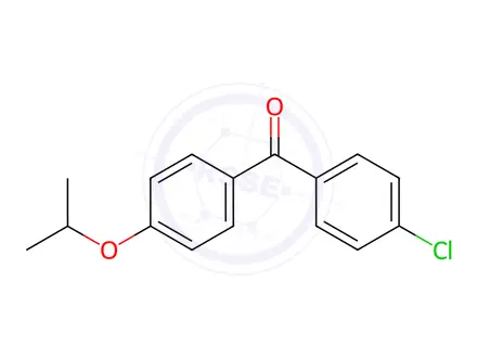 Chemical structure of (4-Chlorophenyl)[4-(1-methylethoxy)phenyl]methanone(Fenofibrate Impurity)