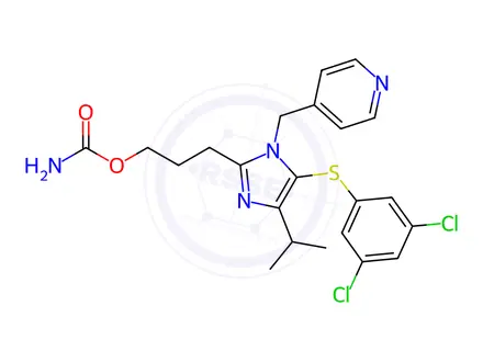 Chemical structure of Capravirine Impurity 7