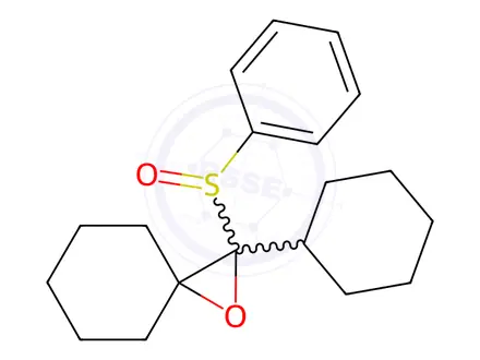 Chemical structure of 2-Cyclohexyl-2-(phenylsulfinyl)-1-oxaspiro[2.5]octane