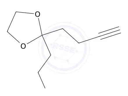 Chemical structure of 2-(3-Butynyl)-1,3-dioxolane-2-ethanol