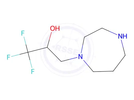 Chemical structure of 3-(1,4-diazepan-1-yl)-1,1,1-trifluoropropan-2-ol