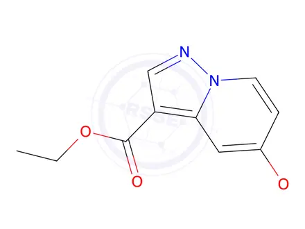 Chemical structure of 5-Methoxy-pyrazolo[1,5-a]pyridine-3-carboxylic acid ethyl ester