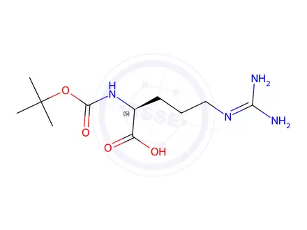 Chemical structure of Boc-Arg-OH
