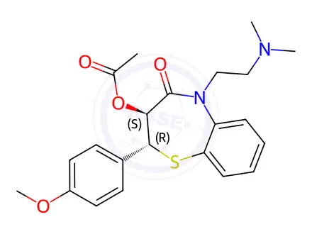 Chemical structure of Diltiazem Impurity A