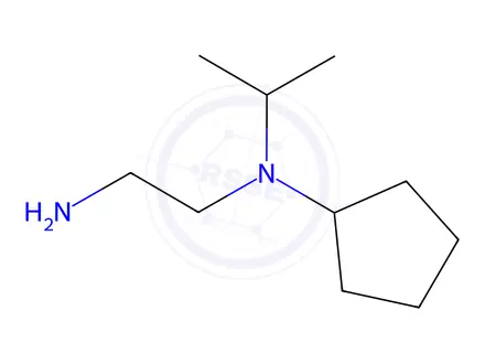 Chemical structure of N1-Cyclopentyl-N1-isopropylethane-1,2-diamine