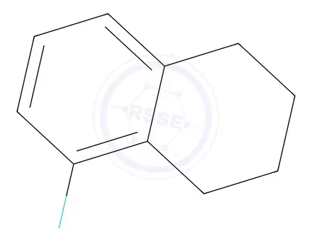 Chemical structure of 5-Fluoro-1,2,3,4-tetrahydronaphthalene