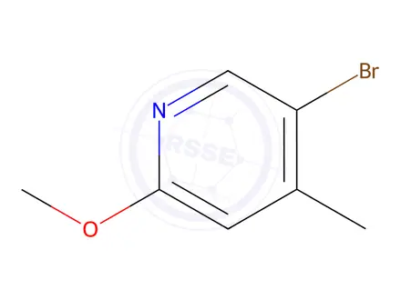 Chemical structure of 5-Bromo-2-methoxy-4-methylpyridine