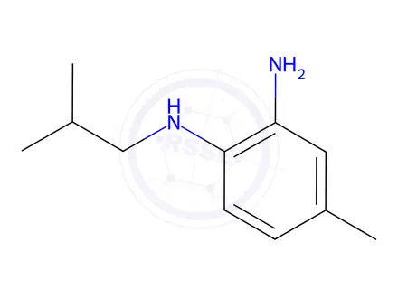 Chemical structure of N1-Isobutyl-4-methylbenzene-1,2-diamine