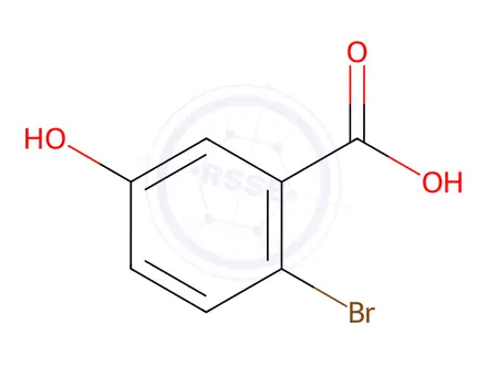 Chemical structure of 2-Bromo-5-hydroxybenzoic acid
