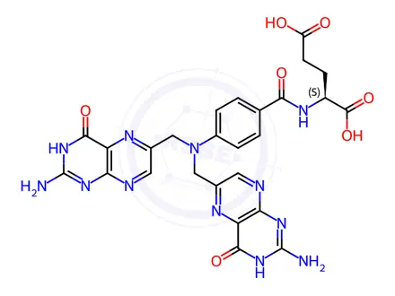 Chemical structure of Folic Acid Impurity 132