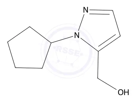 Chemical structure of (1-Cyclopentyl-1h-pyrazol-5-yl)methanol