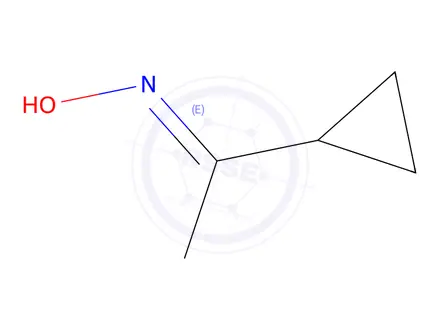 Chemical structure of (Z)-1-Cyclopropylethanone oxime