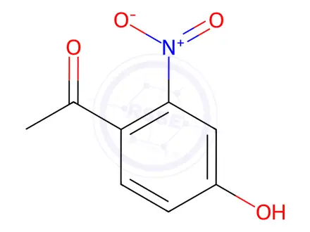 Chemical structure of 4-Hydroxy-2-Nitro Acetophenone