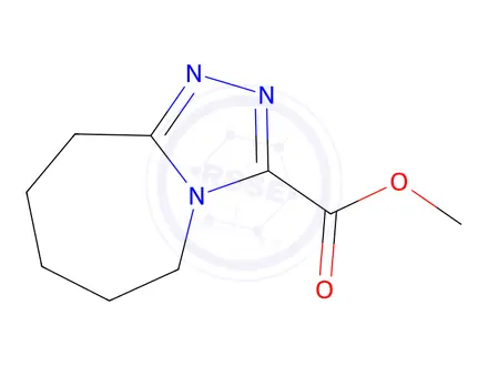 Chemical structure of Methyl 6,7,8,9-tetrahydro-5H-[1,2,4]triazolo[4,3-a]azepine-3-carboxylate
