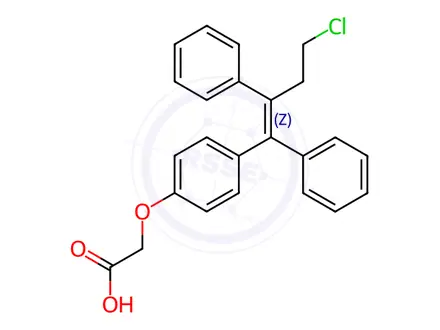 Chemical structure of Ospemifene Metabolite M3