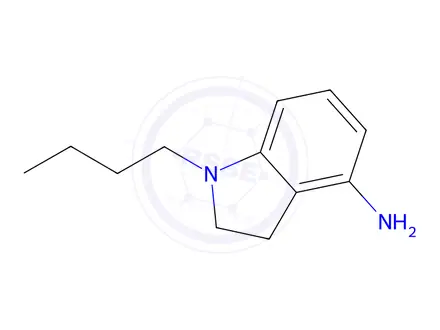 Chemical structure of 1-Butylindolin-4-amine