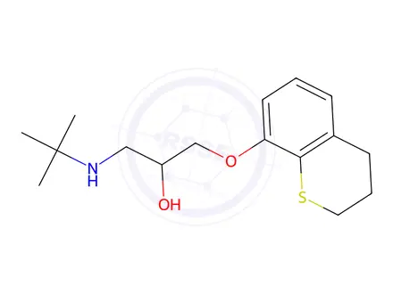 Chemical structure of Tertatolol