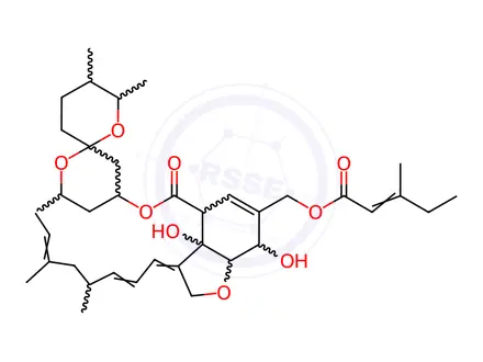 Chemical structure of Milbemycin α13