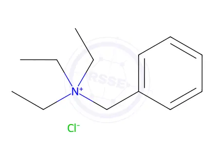 Chemical structure of N-benzyl-N,N-diethylethanaminium chloride