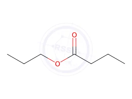 Chemical structure of Butyric acid-propyl ester