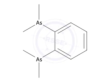 Chemical structure of 1,2-PHENYLENEBIS(DIMETHYLARSINE)