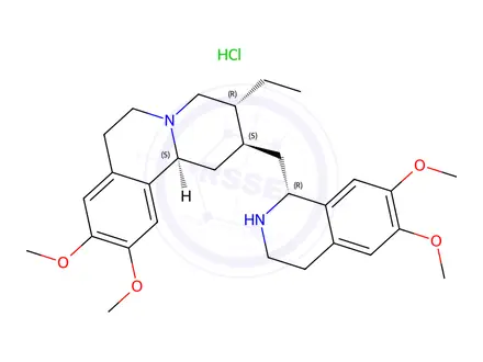 Chemical structure of Emetine Hydrochloride