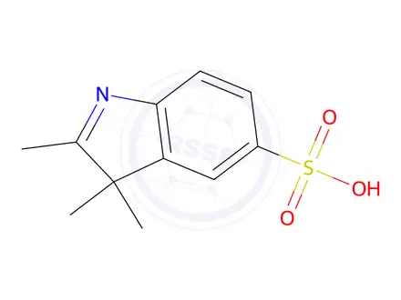 Chemical structure of 2,3,3-Trimethyl-3H-indole-5-sulfonicacid