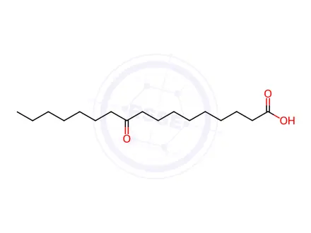 Chemical structure of 10-Oxoheptadecanoic acid