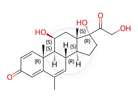 Chemical structure of Methylprednisolone Impurity 58