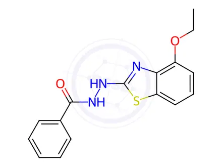 Chemical structure of N'-(4-Ethoxybenzo[d]thiazol-2-yl)benzohydrazide