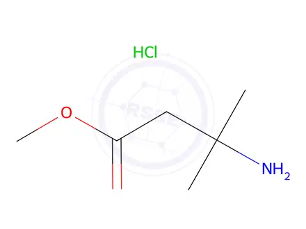 Chemical structure of Methyl 3-amino-3-methylbutanoate hydrochloride