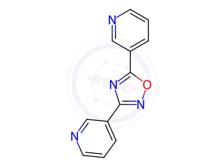 Chemical structure of 3,5-Bis(3-pyridinyl)-1,2,4-oxadiazole