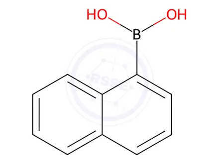 Chemical structure of Naphthalen-1-Ylboronic Acid