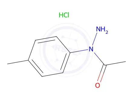 Chemical structure of N-(4-methylphenyl)acetohydrazide hydrochloride