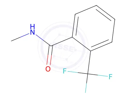 Chemical structure of BenzaMide, N-Methyl-2-(trifluoroMethyl)-