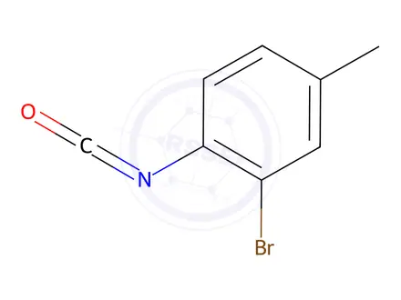 Chemical structure of 2-Bromo-1-isocyanato-4-methylbenzene