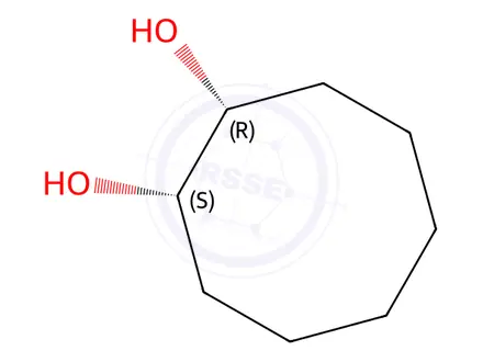 Chemical structure of cis-1,2-Cyclooctanediol