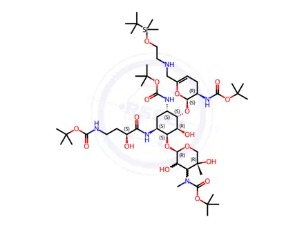 Chemical structure of Plazomicin Impurity 13