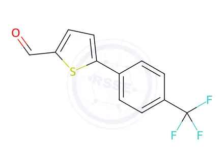 Chemical structure of 5-(4-TRIFLUOROMETHYL-PHENYL)-THIOPHENE-2-CARBALDEHYDE