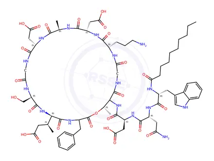 Chemical structure of Daptomycin Impurity 41