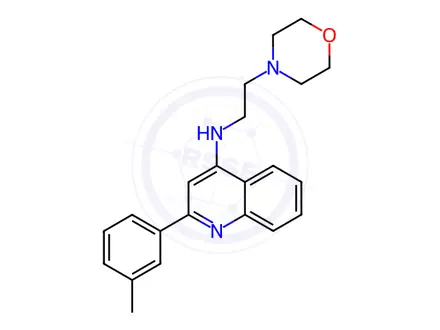 Chemical structure of N-(2-Morpholinoethyl)-2-(m-tolyl)quinolin-4-amine