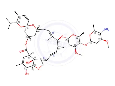 Chemical structure of Abamectin Impurity 8