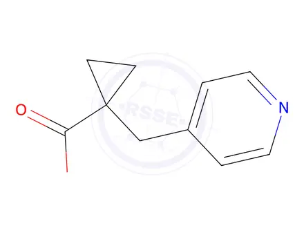 Chemical structure of 1-(Pyridin-4-ylmethyl)cyclopropane-1-carboxylic acid