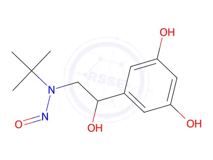 Chemical structure of Terbutaline impurity 68