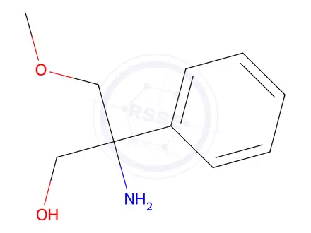 Chemical structure of 2-Amino-3-methoxy-2-phenylpropan-1-ol