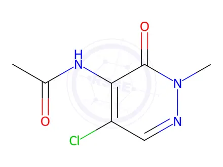 Chemical structure of N-(5-Chloro-2-methyl-3-oxo-2,3-dihydropyridazin-4-yl)acetamide