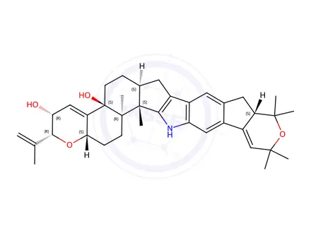 Chemical structure of C