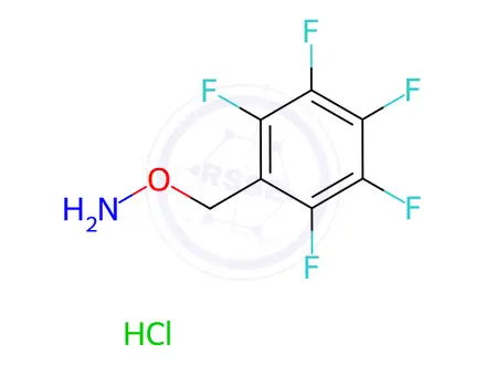 Chemical structure of O-(2,3,4,5,6-Pentafluorobenzyl)hydroxylamine Hydrochloride