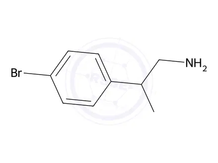 Chemical structure of 2-(4-BROMOPHENYL)PROPAN-1-AMINE